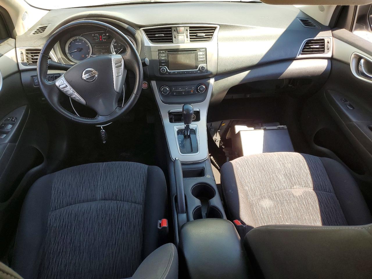 2015 Nissan Sentra Sv White vin: 3N1AB7AP6FY331783