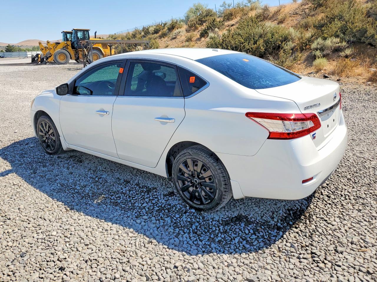 2015 Nissan Sentra Sv White vin: 3N1AB7AP6FY331783