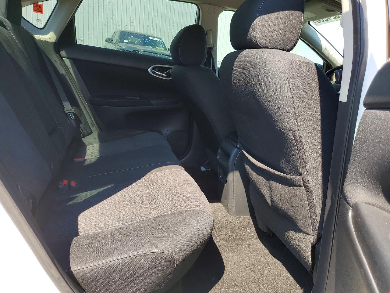 2015 Nissan Sentra Sv White vin: 3N1AB7AP6FY331783