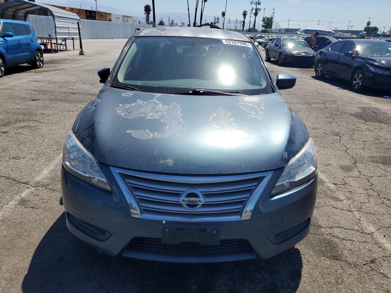 2015 Nissan Sentra Sv Синий vin: 3N1AB7AP6FY332044