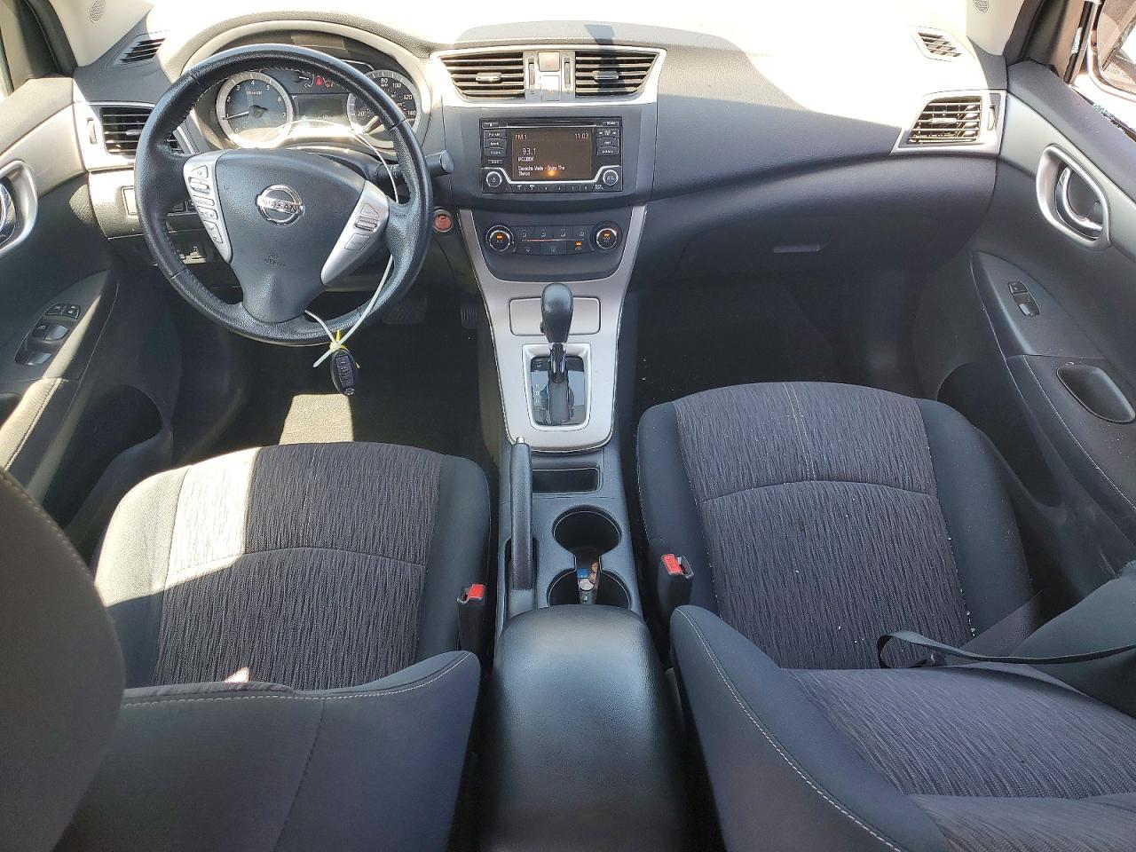 2015 Nissan Sentra Sv Синий vin: 3N1AB7AP6FY332044