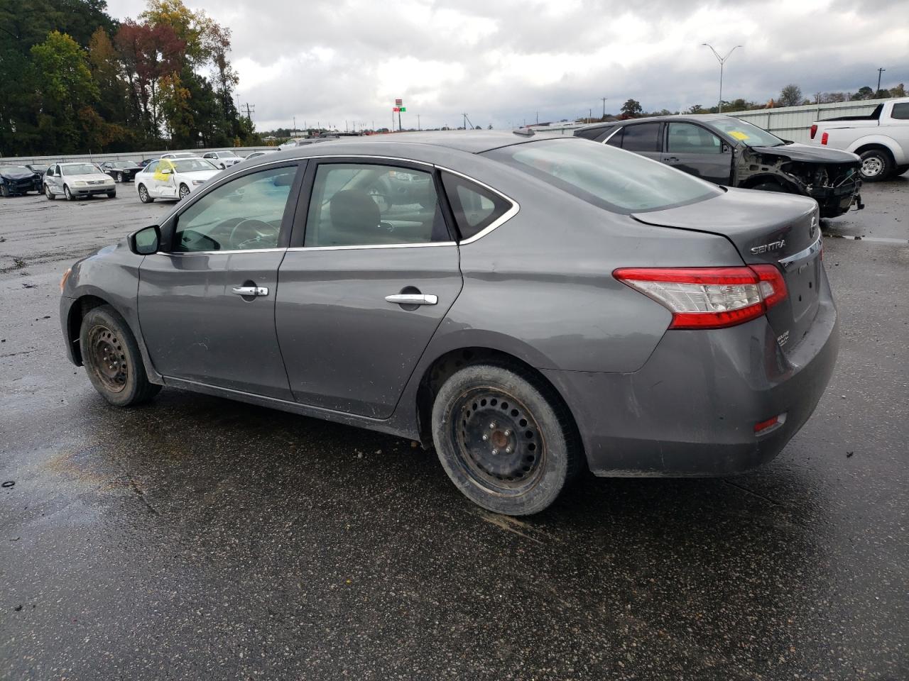 2015 Nissan Sentra Sv Gray vin: 3N1AB7AP6FY344128