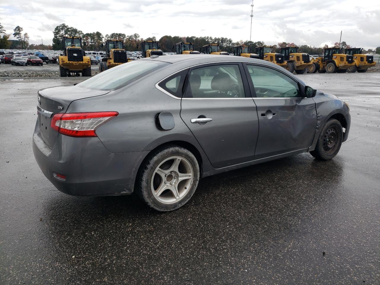 2015 Nissan Sentra Sv Gray vin: 3N1AB7AP6FY344128