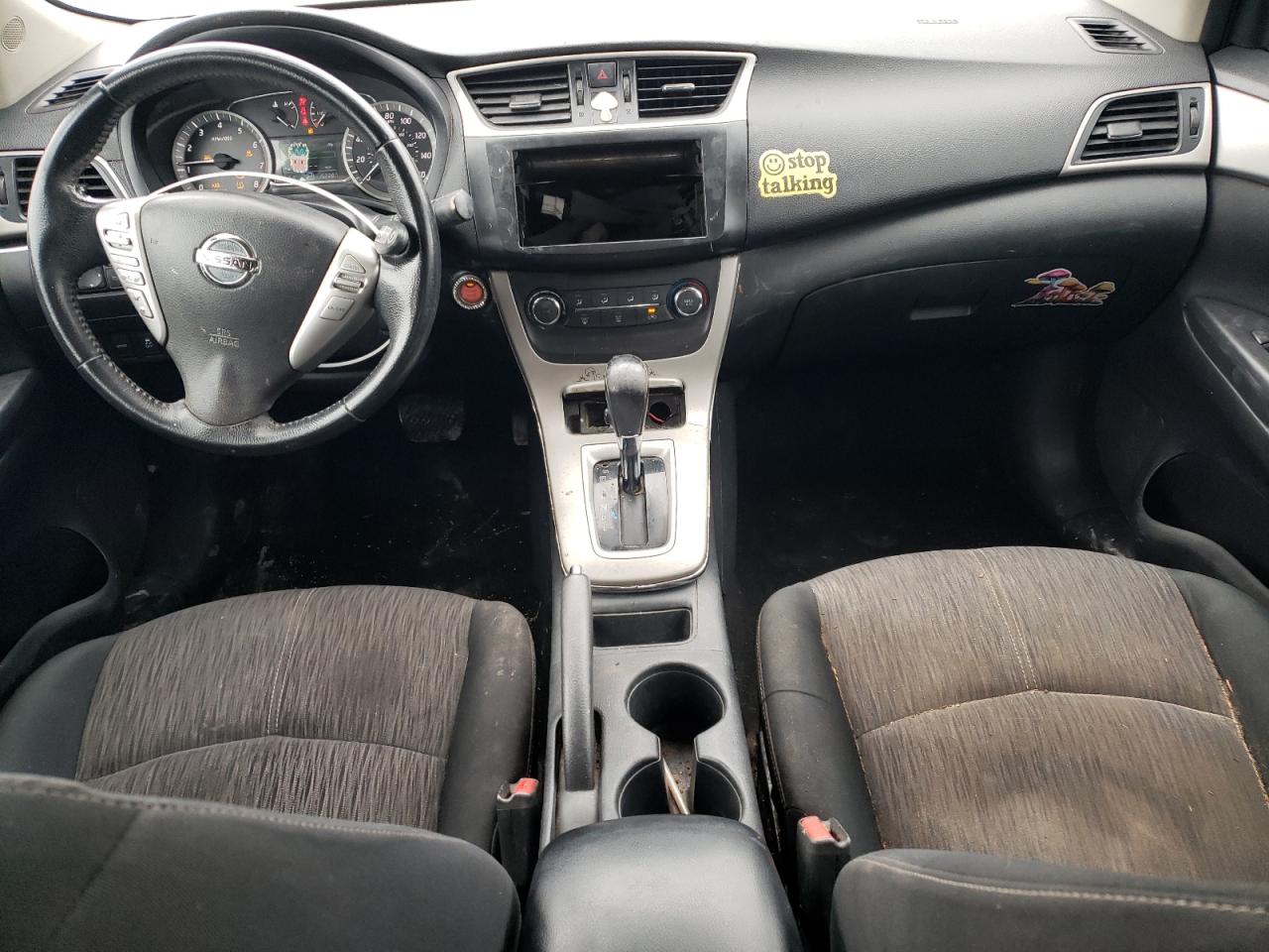 2015 Nissan Sentra Sv Gray vin: 3N1AB7AP6FY344128