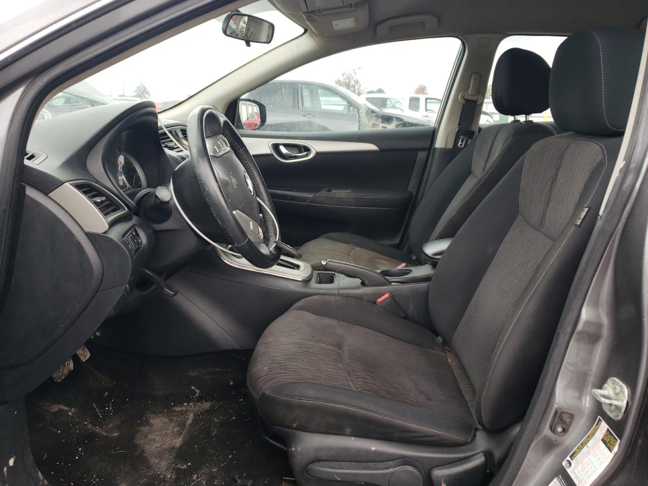 2015 Nissan Sentra Sv Gray vin: 3N1AB7AP6FY344128