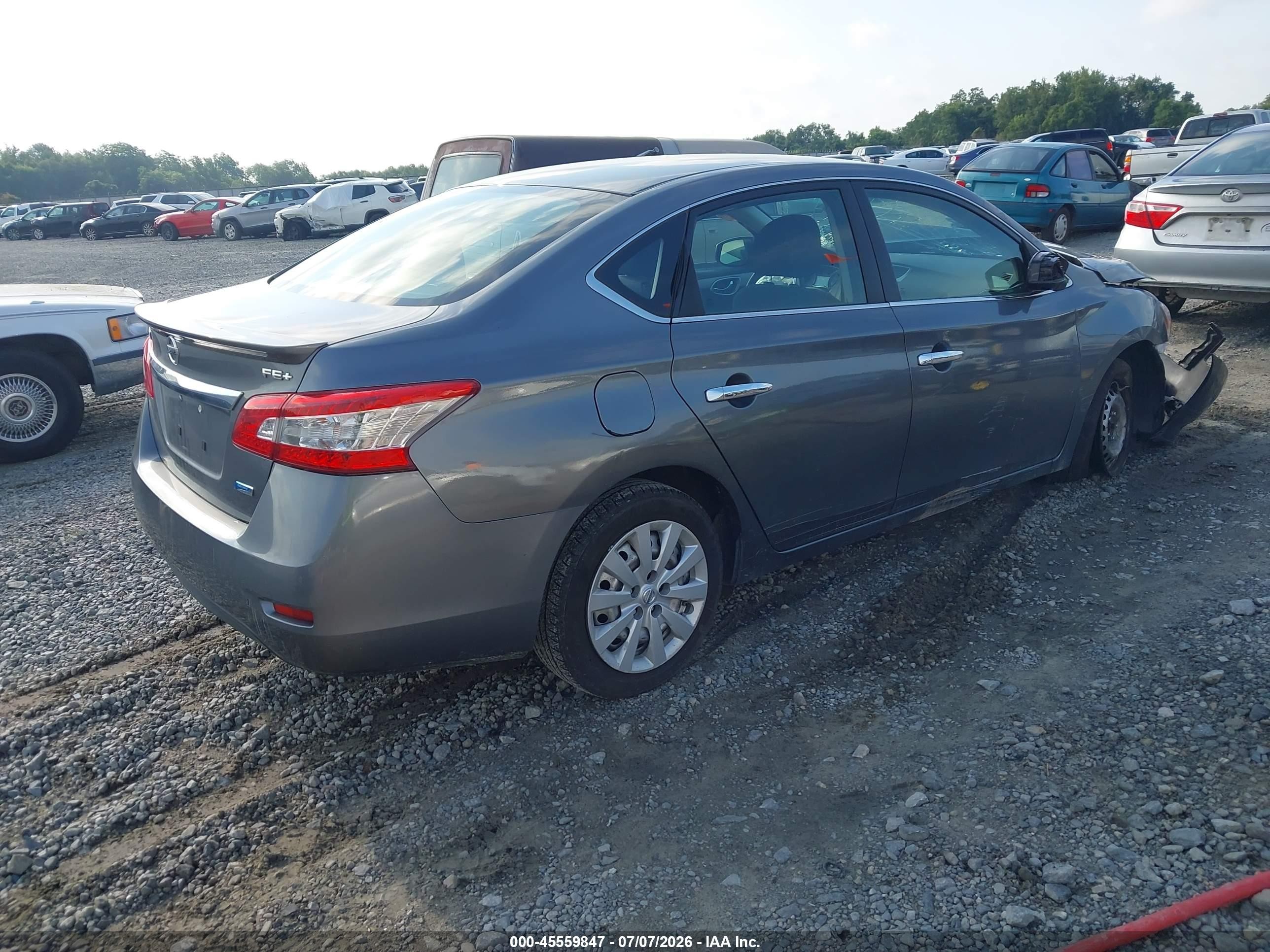 2015 Nissan Sentra Fe+ S Gray vin: 3N1AB7AP6FY346493