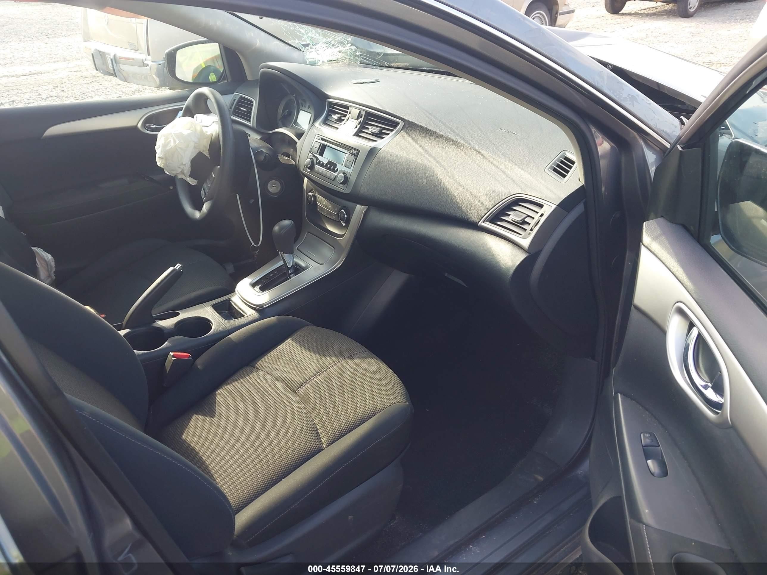 2015 Nissan Sentra Fe+ S Gray vin: 3N1AB7AP6FY346493