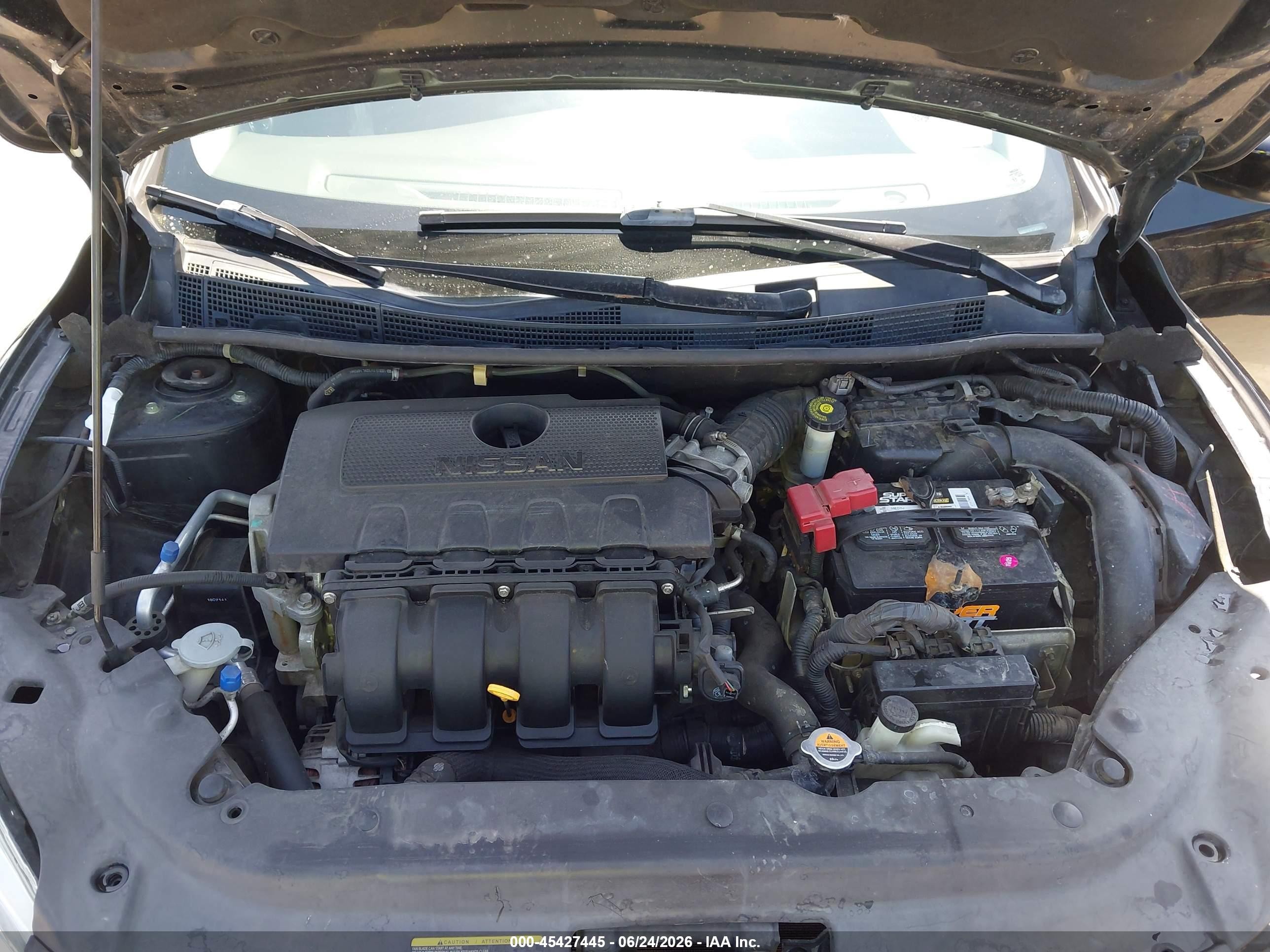 2015 Nissan Sentra Sv Black vin: 3N1AB7AP6FY347529