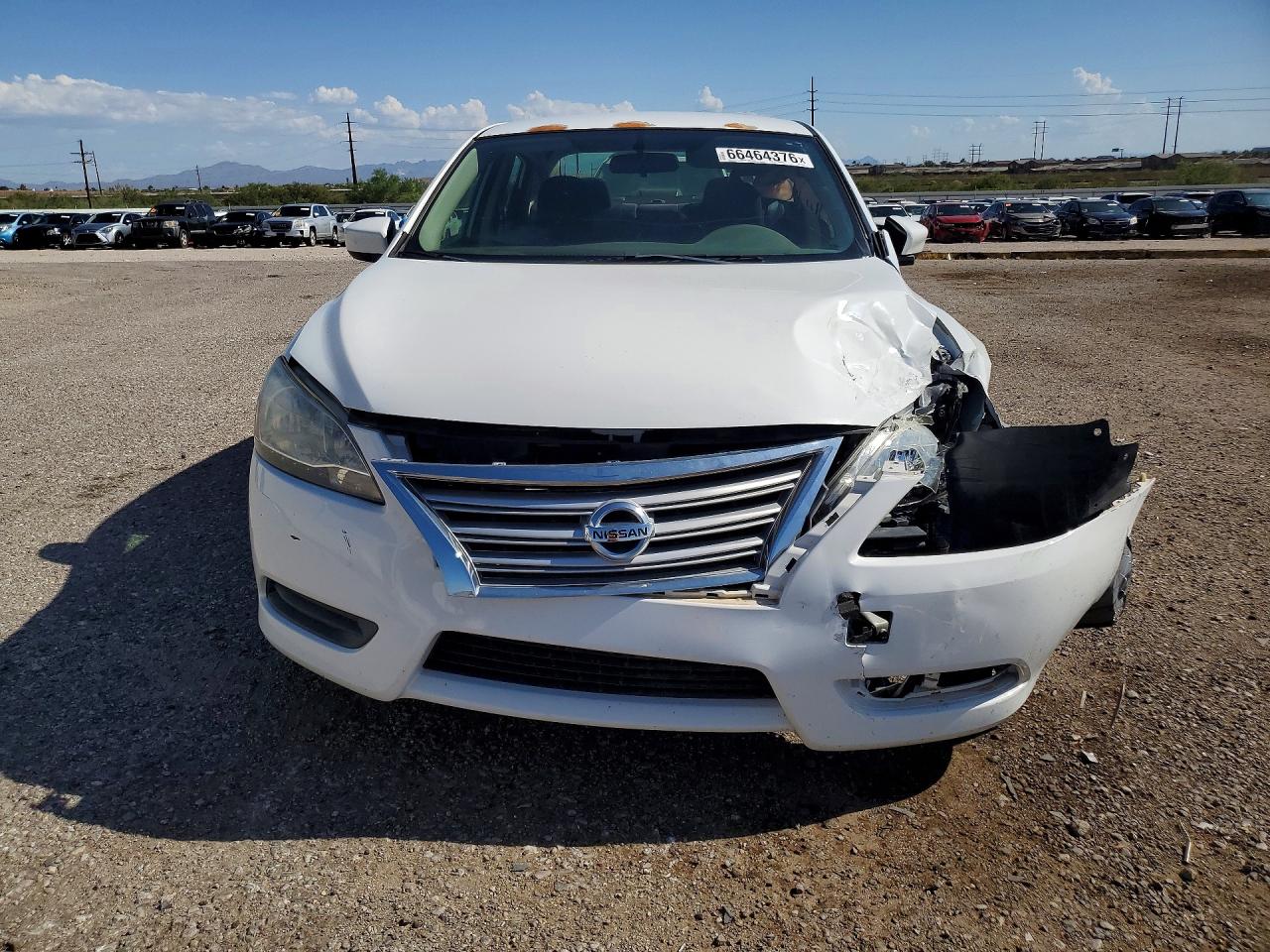 2015 Nissan Sentra S White vin: 3N1AB7AP6FY347787