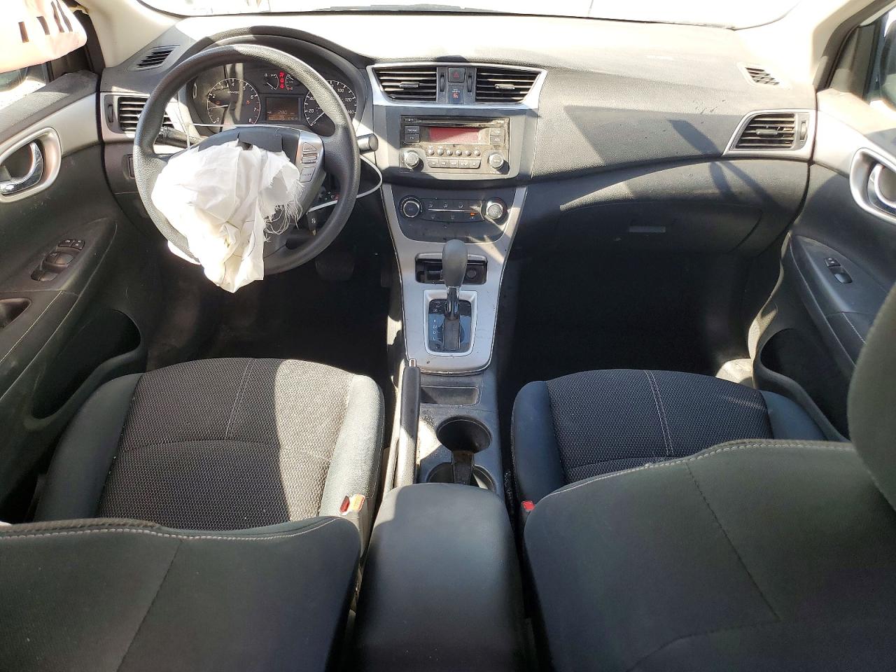 2015 Nissan Sentra S White vin: 3N1AB7AP6FY347787