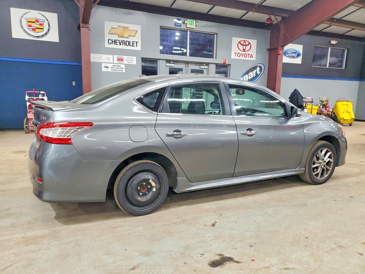 2015 Nissan Sentra Sr Gray vin: 3N1AB7AP6FY350804