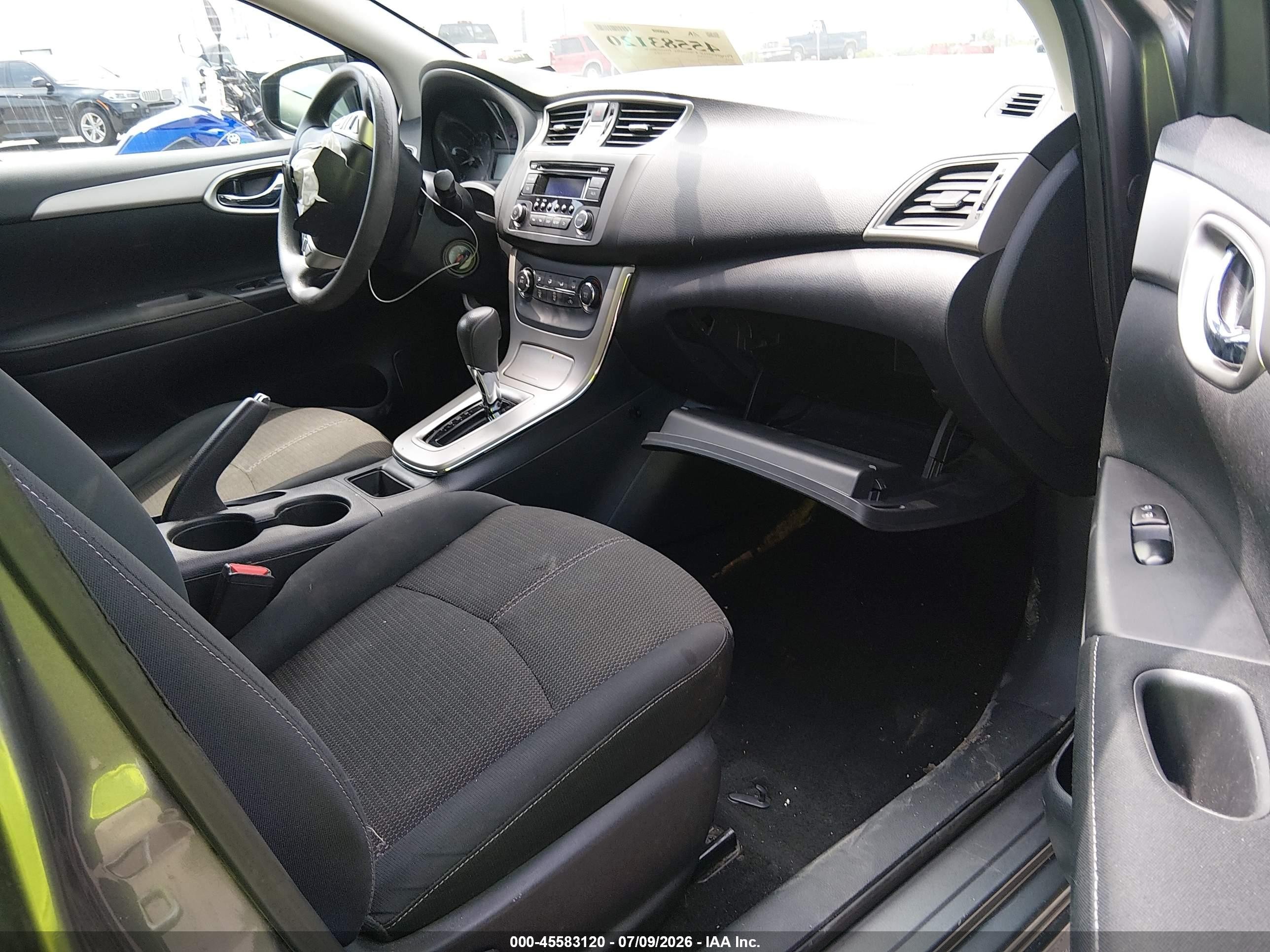 2015 Nissan Sentra S Gray vin: 3N1AB7AP6FY352066