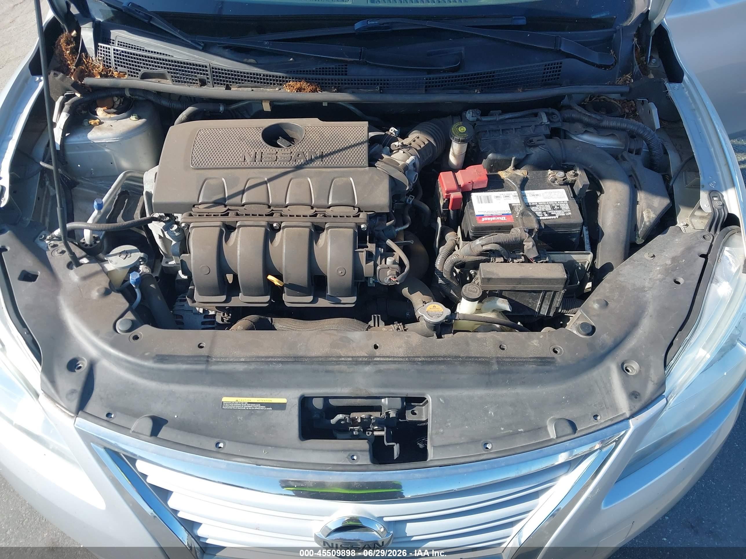 2015 Nissan Sentra S Silver vin: 3N1AB7AP6FY354691