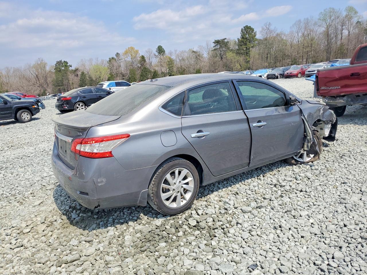 2015 Nissan Sentra Sv Charcoal vin: 3N1AB7AP6FY359194