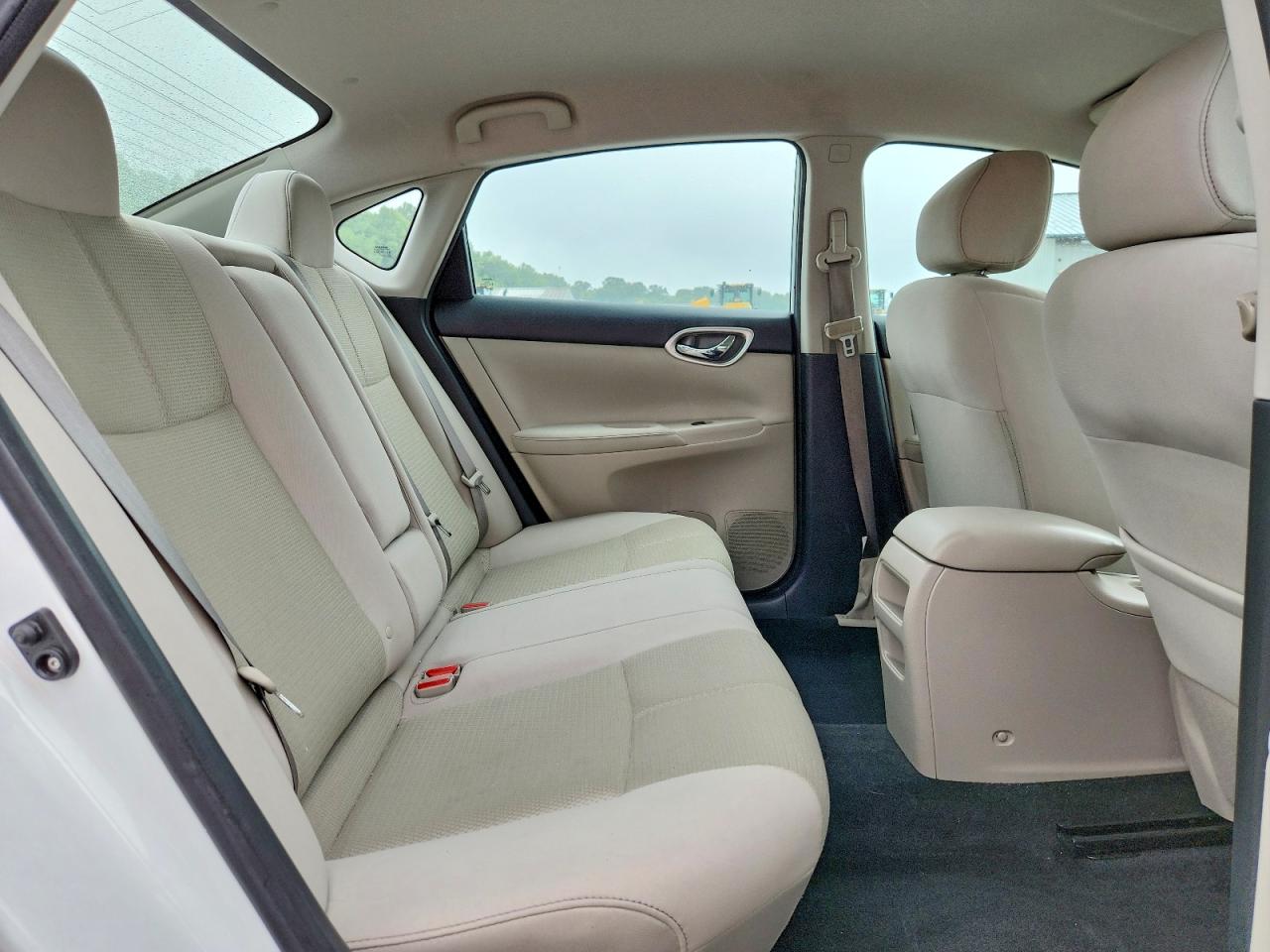 2015 Nissan Sentra S White vin: 3N1AB7AP6FY367540