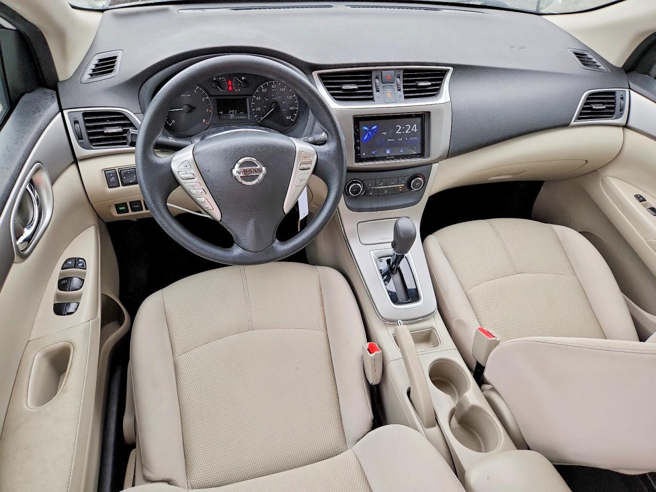 2015 Nissan Sentra S White vin: 3N1AB7AP6FY367540