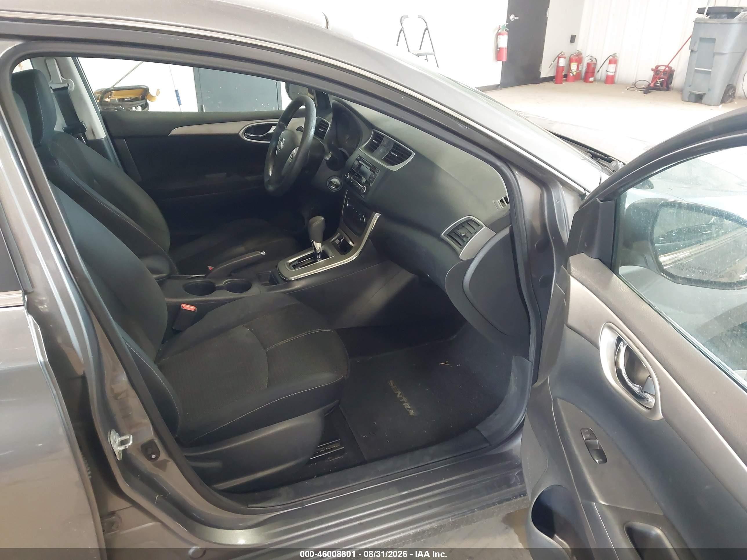 2015 Nissan Sentra S Gray vin: 3N1AB7AP6FY368624