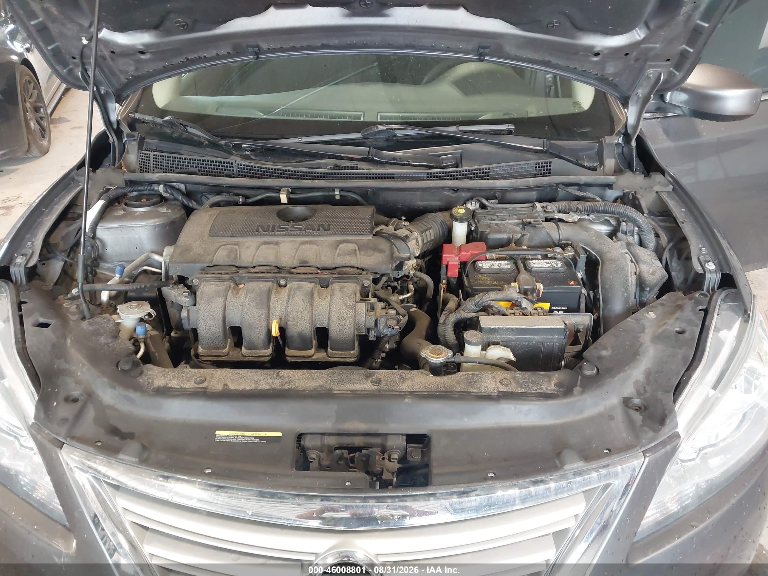 2015 Nissan Sentra S Gray vin: 3N1AB7AP6FY368624