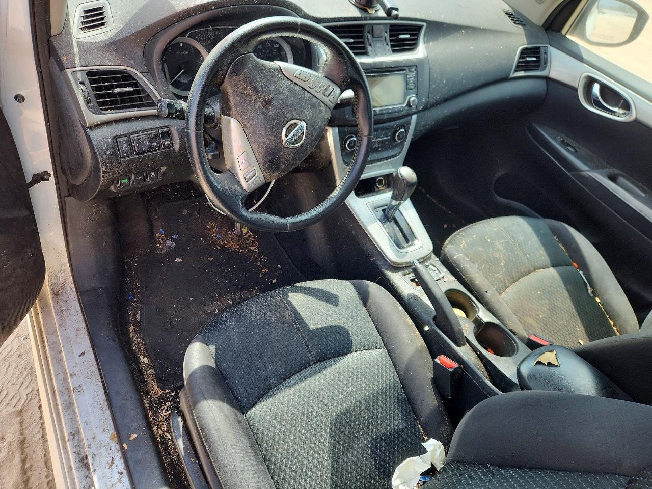 2015 Nissan Sentra Sr Белый vin: 3N1AB7AP6FY377243