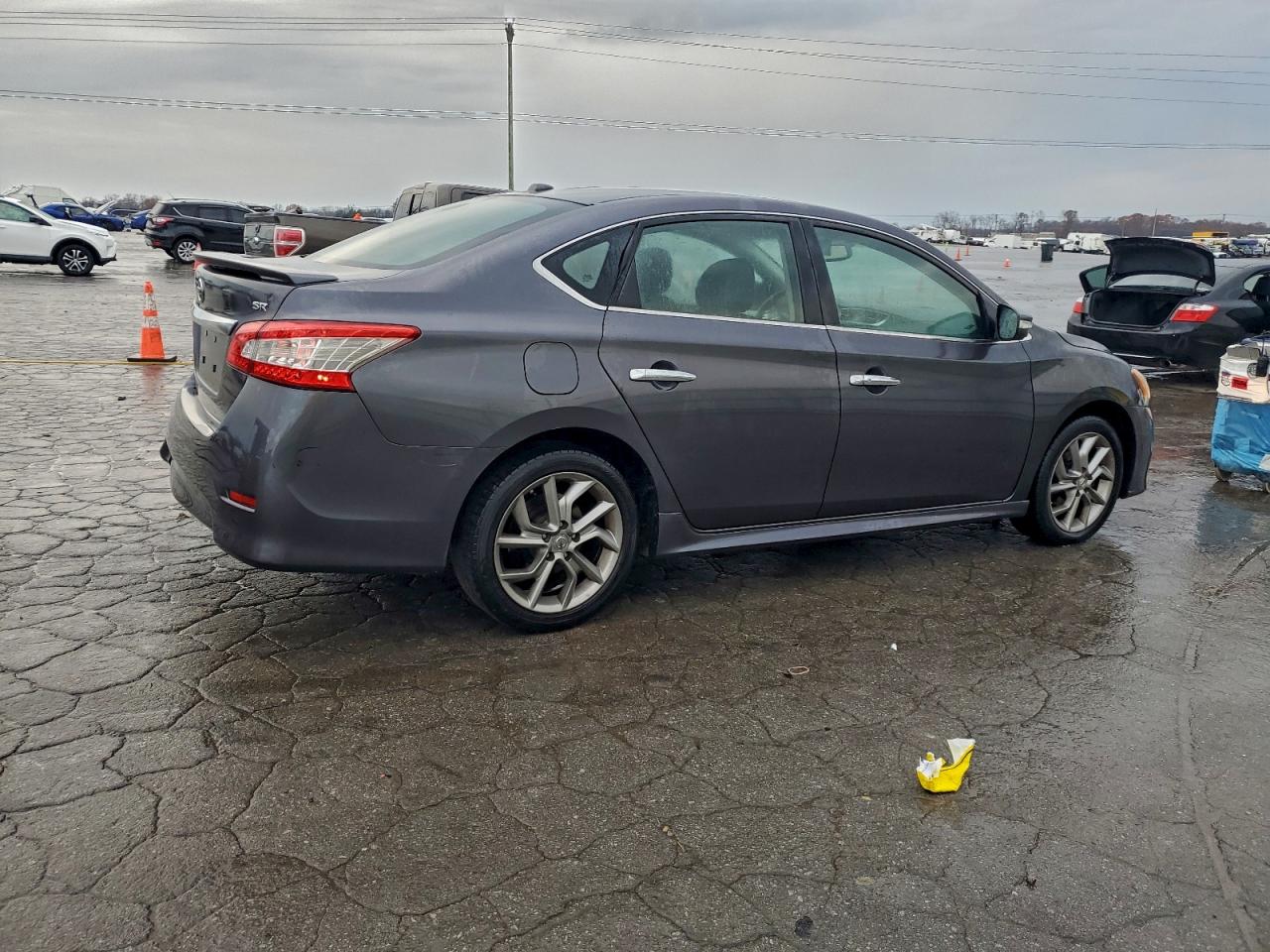 2015 Nissan Sentra S Gray vin: 3N1AB7AP6FY378506