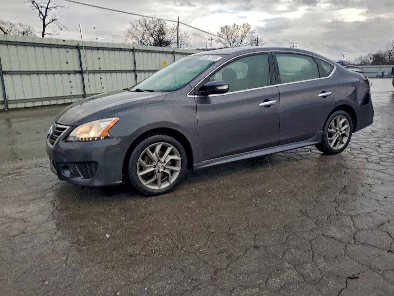 2015 Nissan Sentra S Gray vin: 3N1AB7AP6FY378506