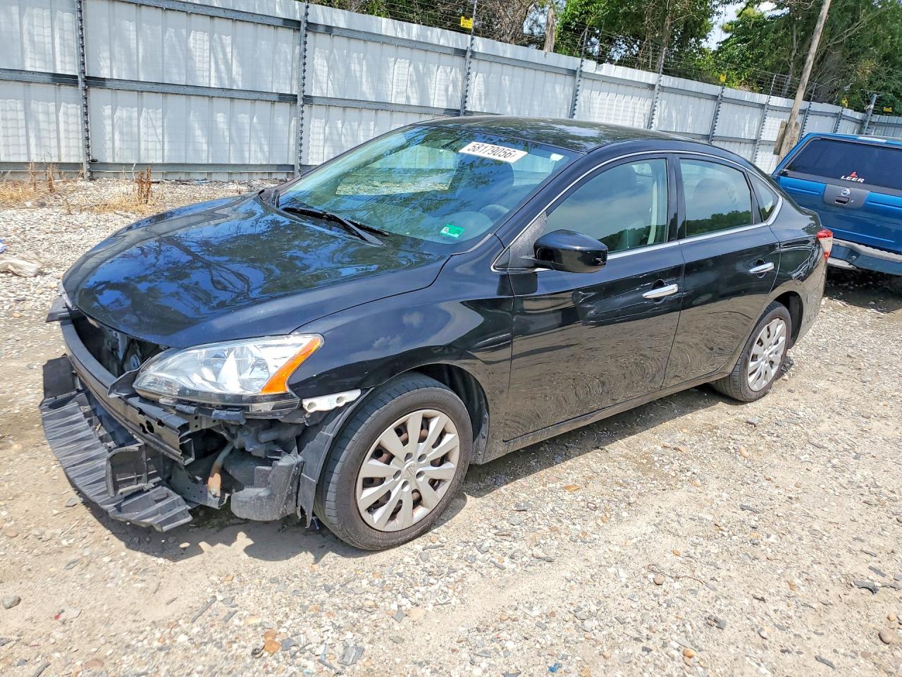 2015 Nissan Sentra Black vin: 3N1AB7AP6FY383186