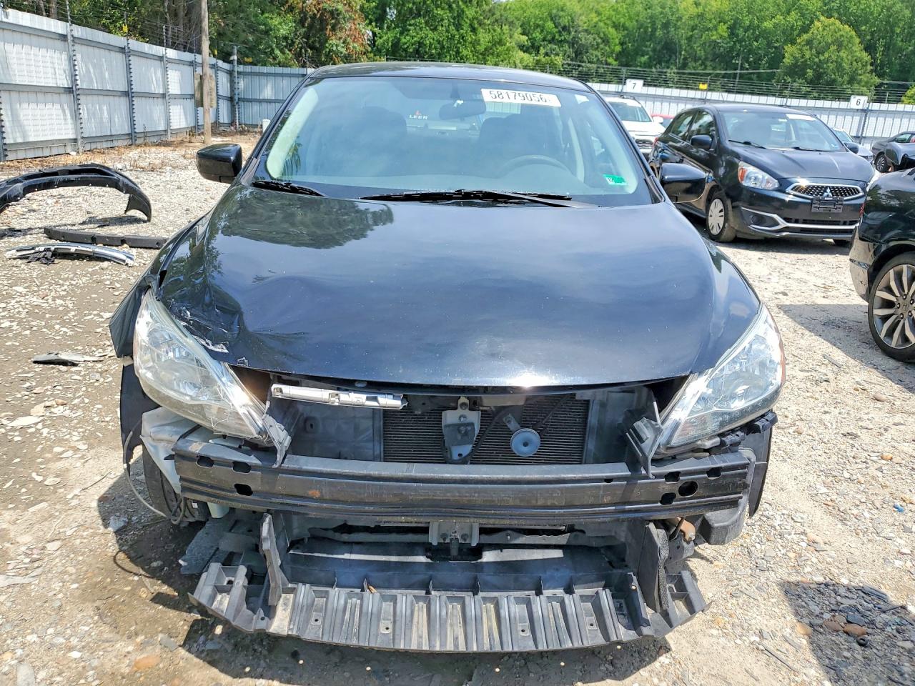 2015 Nissan Sentra Black vin: 3N1AB7AP6FY383186