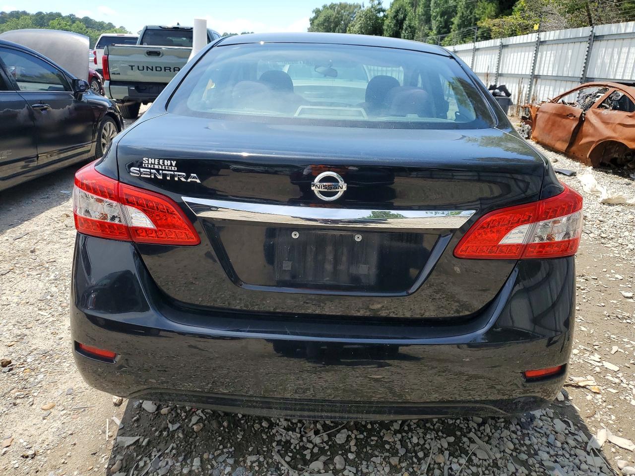 2015 Nissan Sentra Black vin: 3N1AB7AP6FY383186