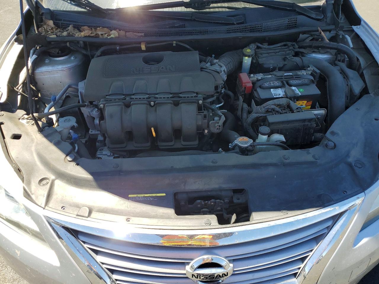 2015 Nissan Sentra S Silver vin: 3N1AB7AP6FY383687