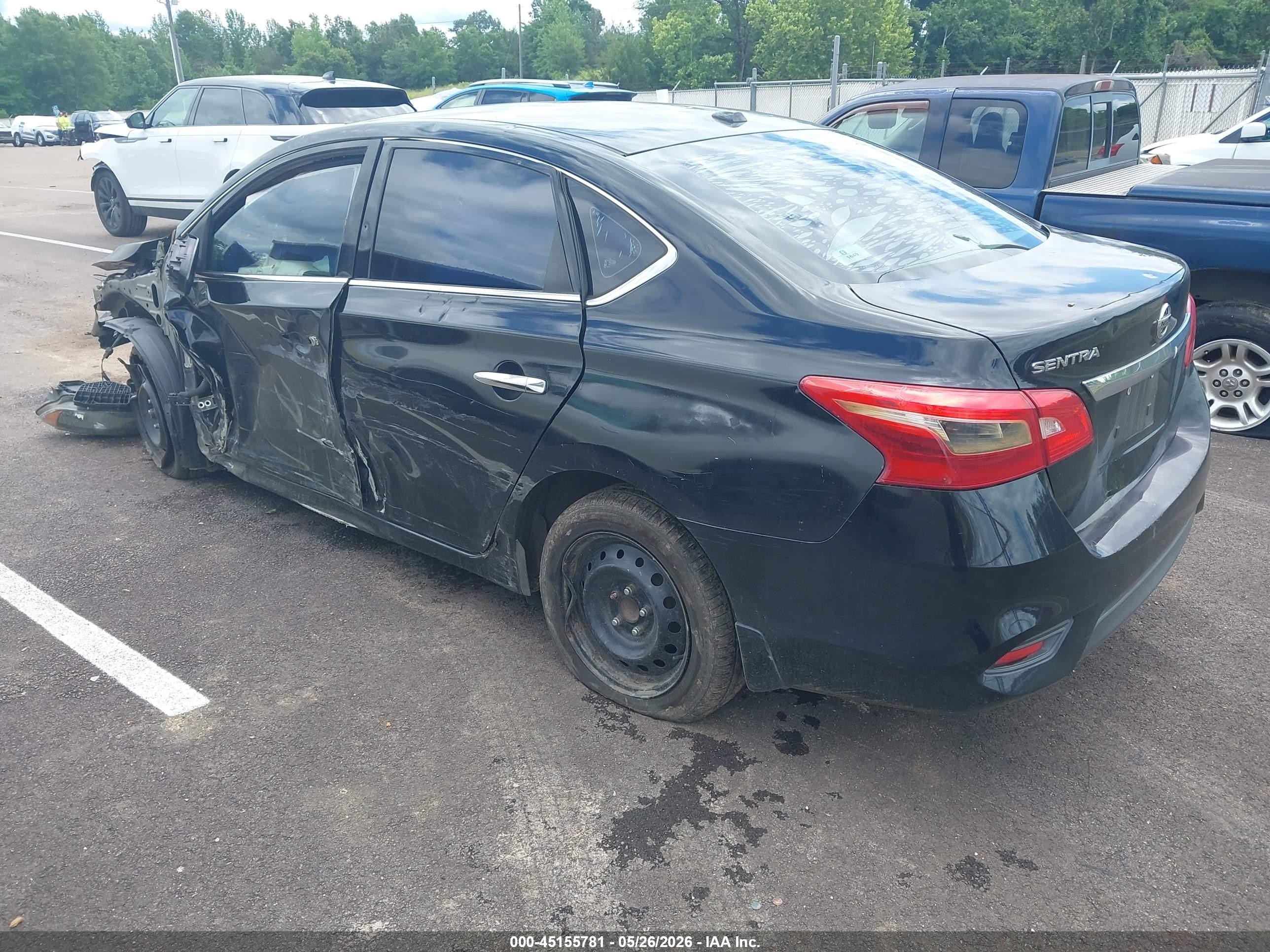 2016 Nissan Sentra Sv Black vin: 3N1AB7AP6GY228042