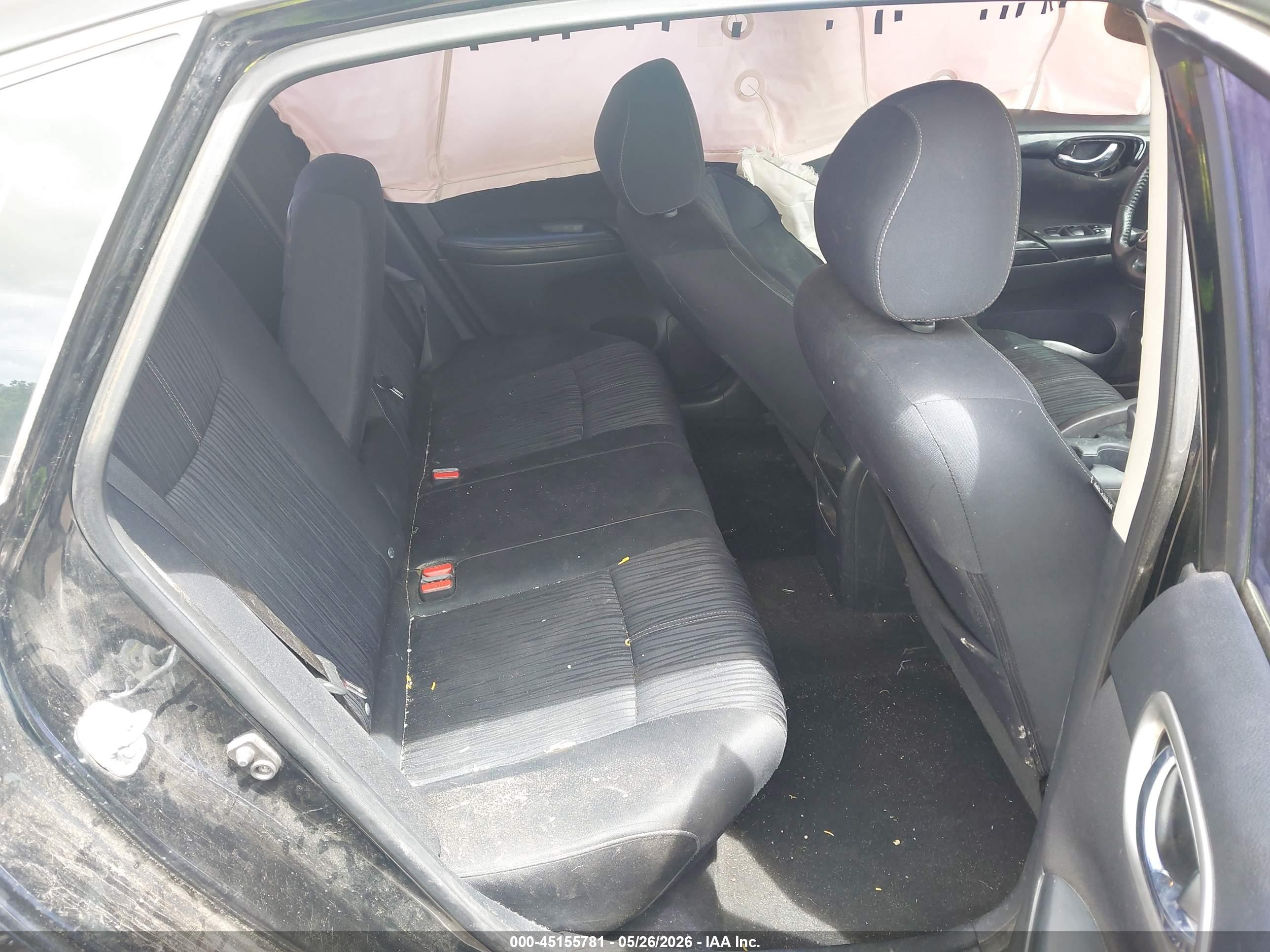 2016 Nissan Sentra Sv Black vin: 3N1AB7AP6GY228042