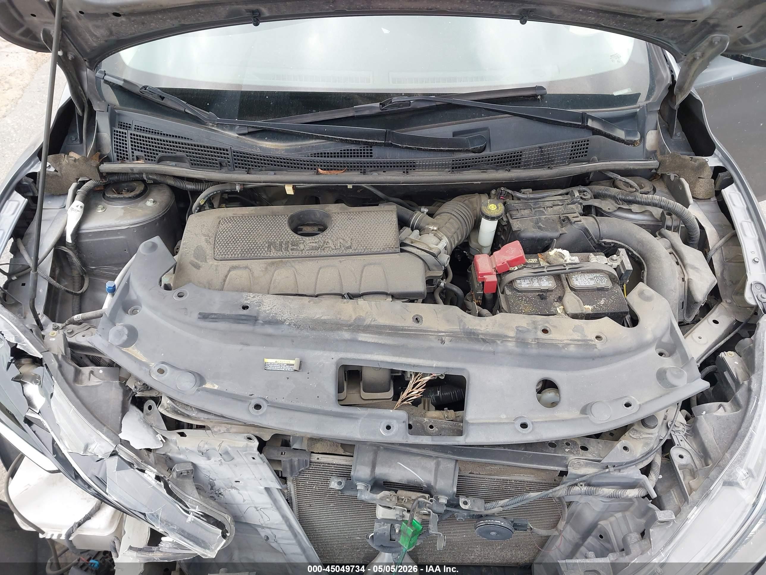 2016 Nissan Sentra S Серый vin: 3N1AB7AP6GY318596