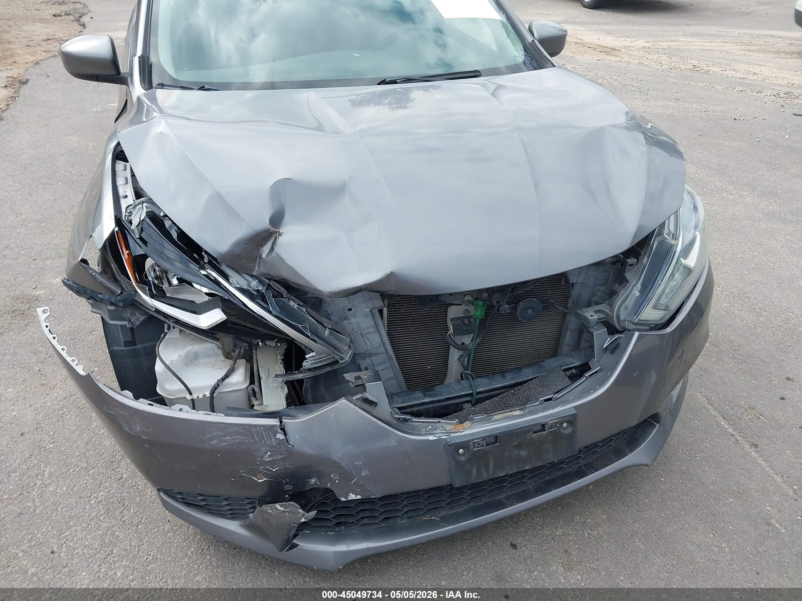 2016 Nissan Sentra S Серый vin: 3N1AB7AP6GY318596