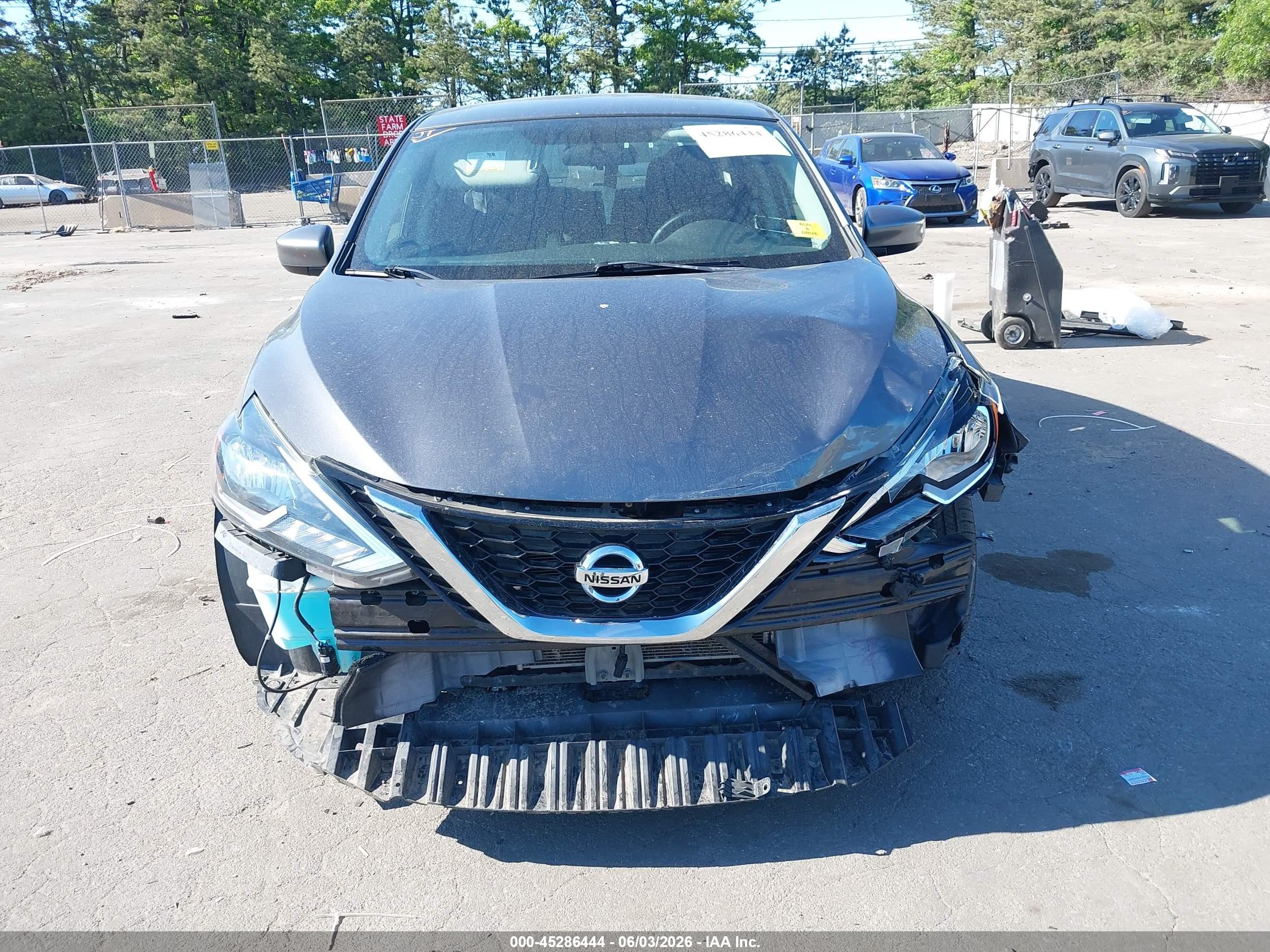 2017 Nissan Sentra S Gray vin: 3N1AB7AP6HY221903