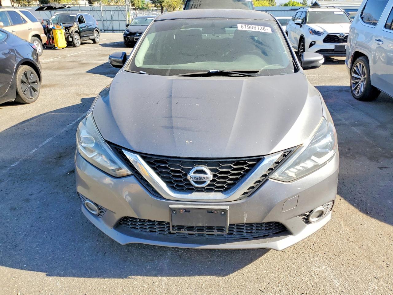 2017 Nissan Sentra Sr Charcoal vin: 3N1AB7AP6HY230391