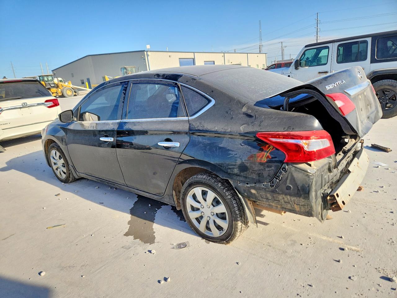 2017 Nissan Sentra S Black vin: 3N1AB7AP6HY286086
