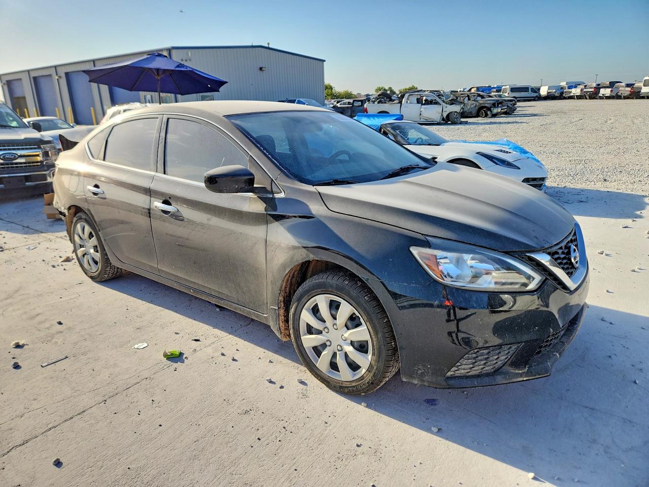 2017 Nissan Sentra S Black vin: 3N1AB7AP6HY286086