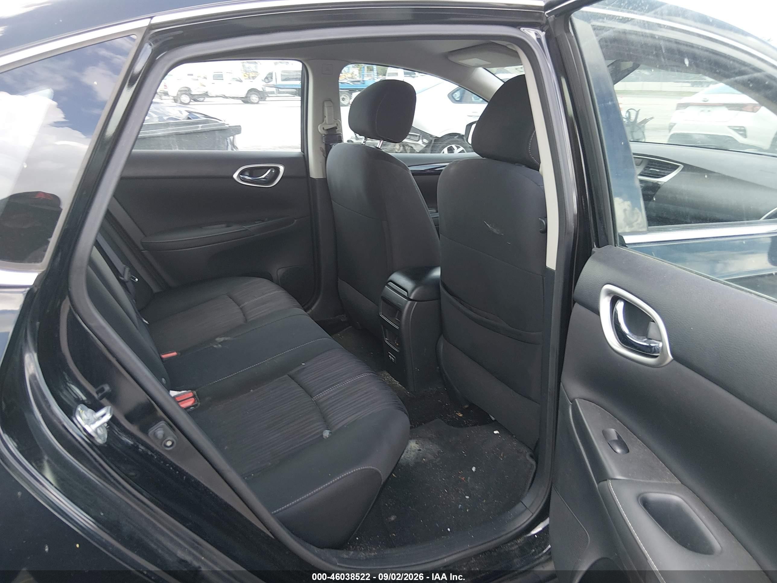 2018 Nissan Sentra Sv Black vin: 3N1AB7AP6JL651188