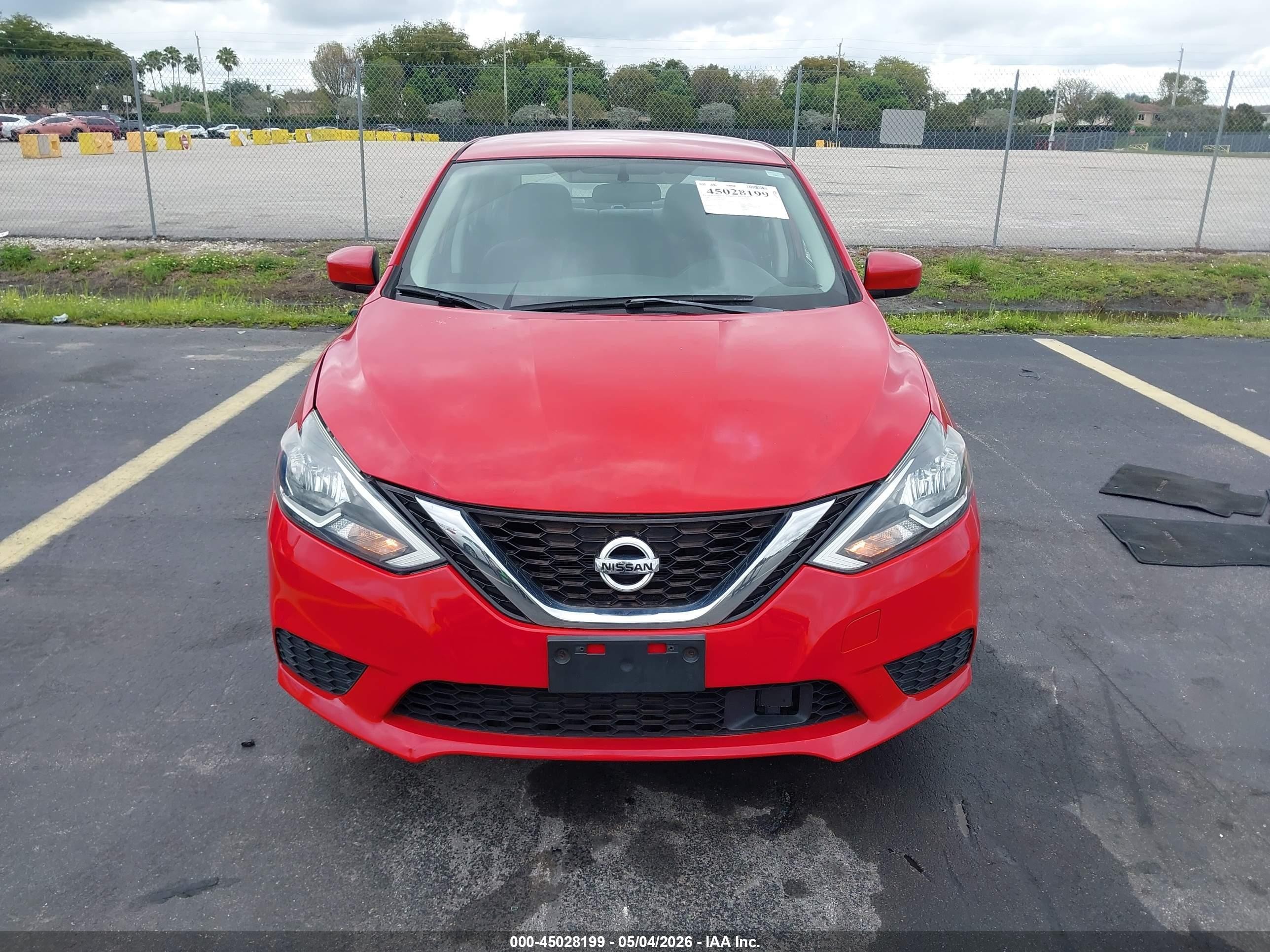 2018 Nissan Sentra Sv Красный vin: 3N1AB7AP6JL660327
