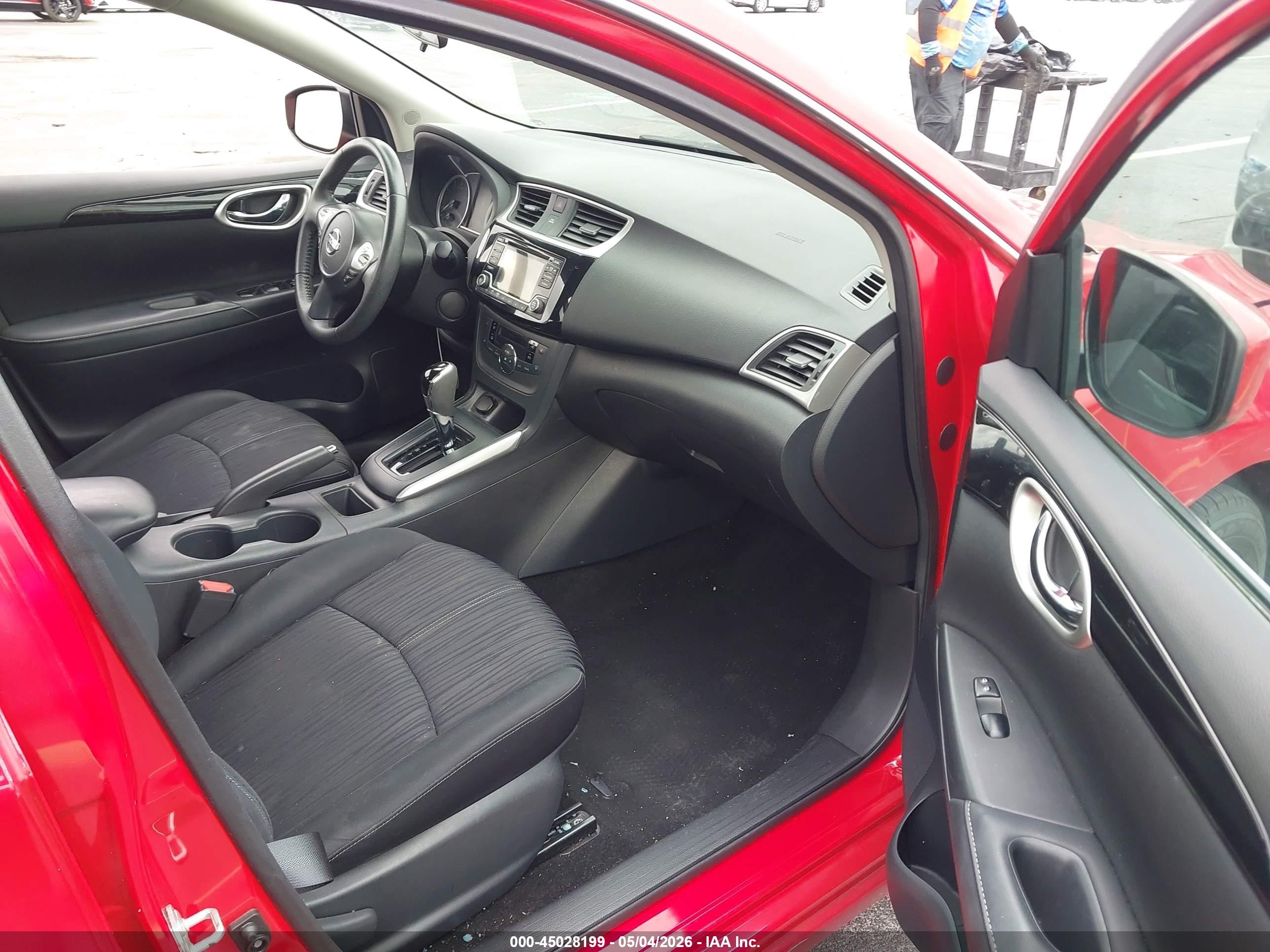 2018 Nissan Sentra Sv Красный vin: 3N1AB7AP6JL660327