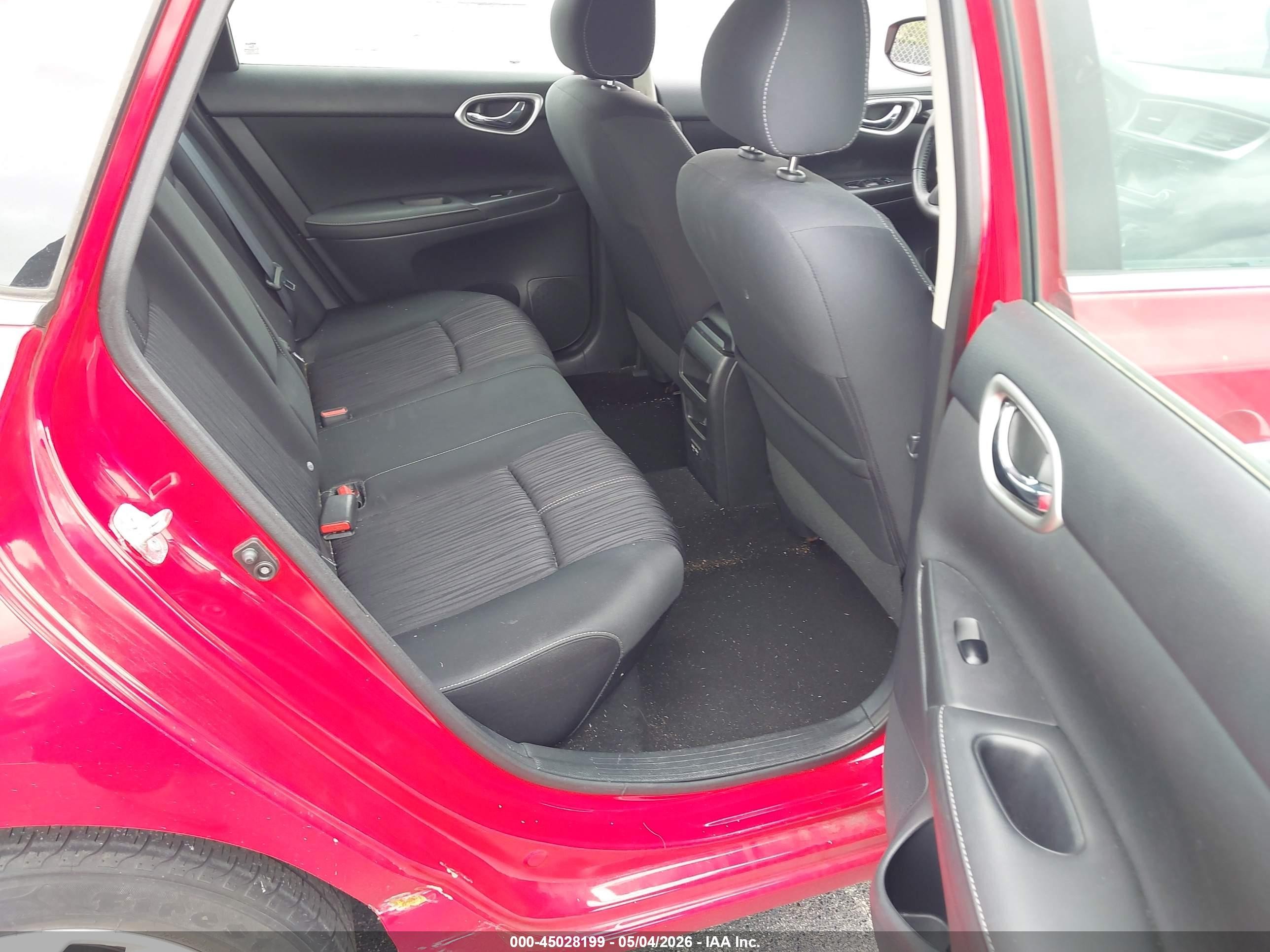 2018 Nissan Sentra Sv Красный vin: 3N1AB7AP6JL660327