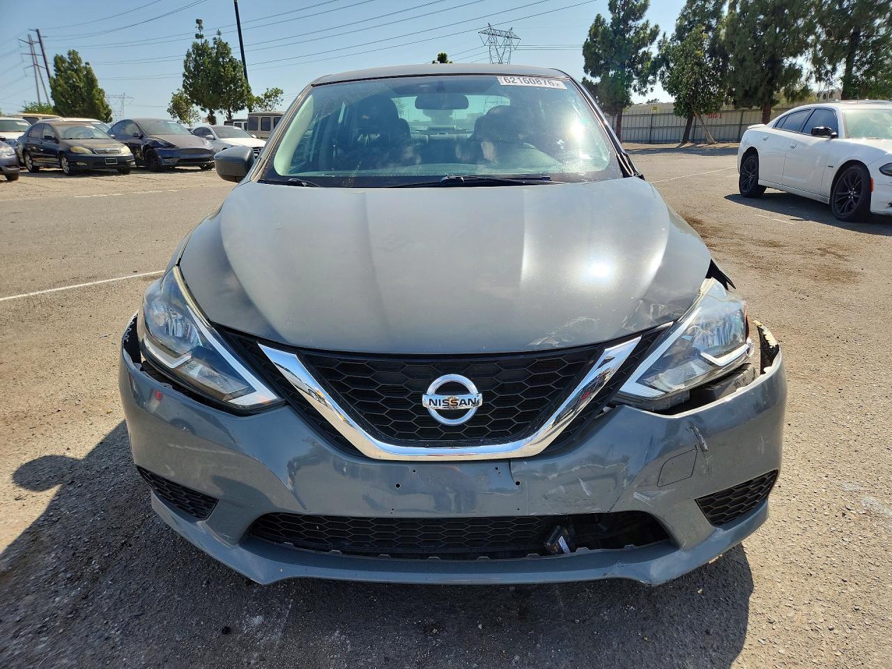 2018 Nissan Sentra Sv Gray vin: 3N1AB7AP6JY249111