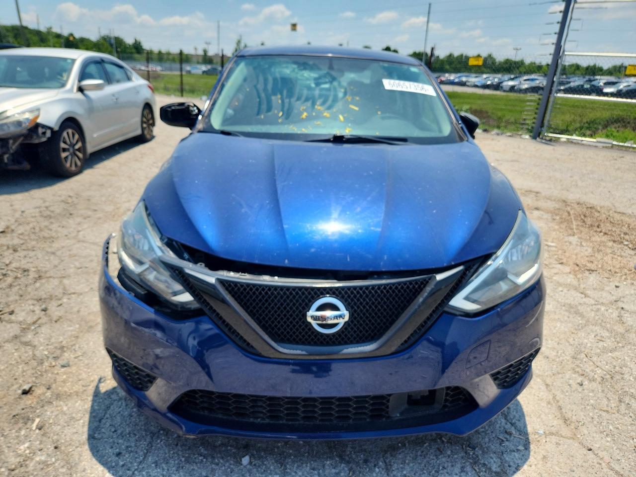 2018 Nissan Sentra S Blue vin: 3N1AB7AP6JY303684