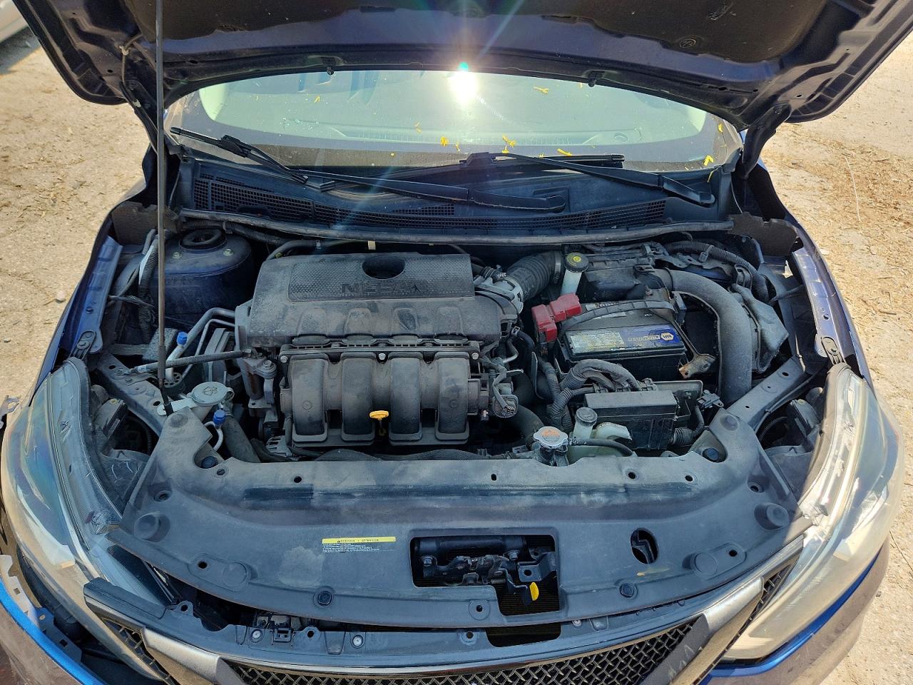 2018 Nissan Sentra S Blue vin: 3N1AB7AP6JY303684