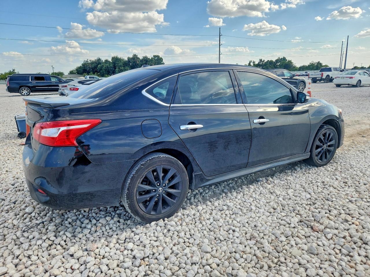2018 Nissan Sentra Sr Black vin: 3N1AB7AP6JY326348