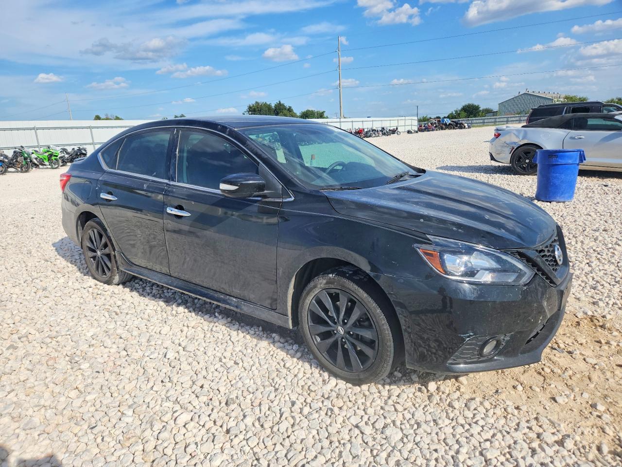 2018 Nissan Sentra Sr Black vin: 3N1AB7AP6JY326348