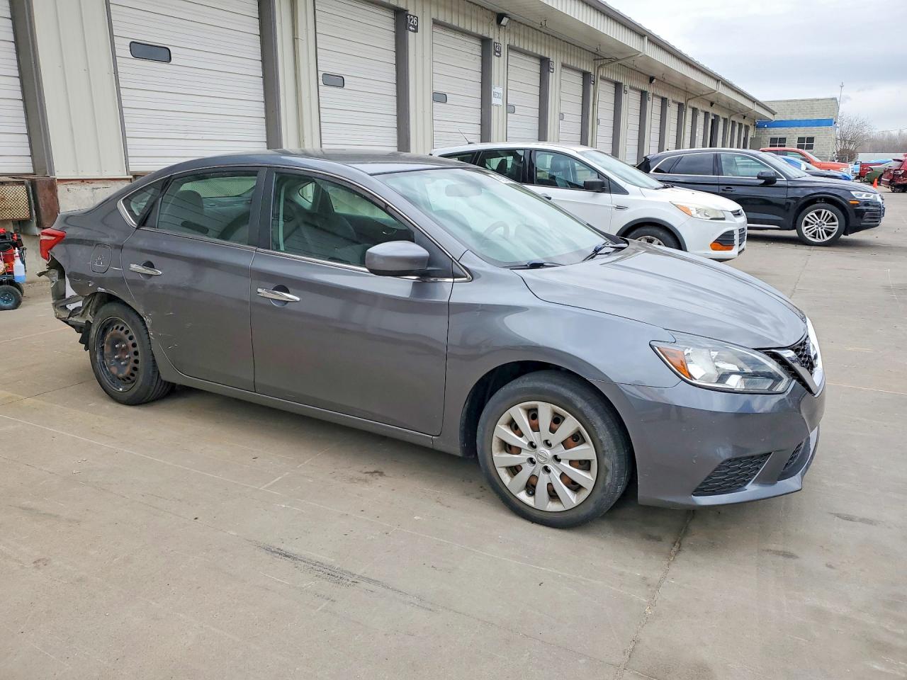 2018 Nissan Sentra S Gray vin: 3N1AB7AP6JY327306