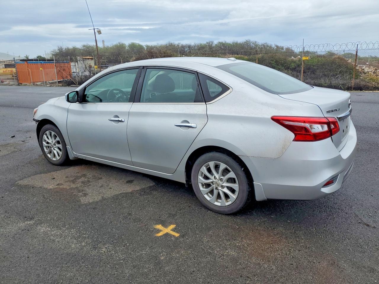 2019 Nissan Sentra Sv Серебряный vin: 3N1AB7AP6KL618676