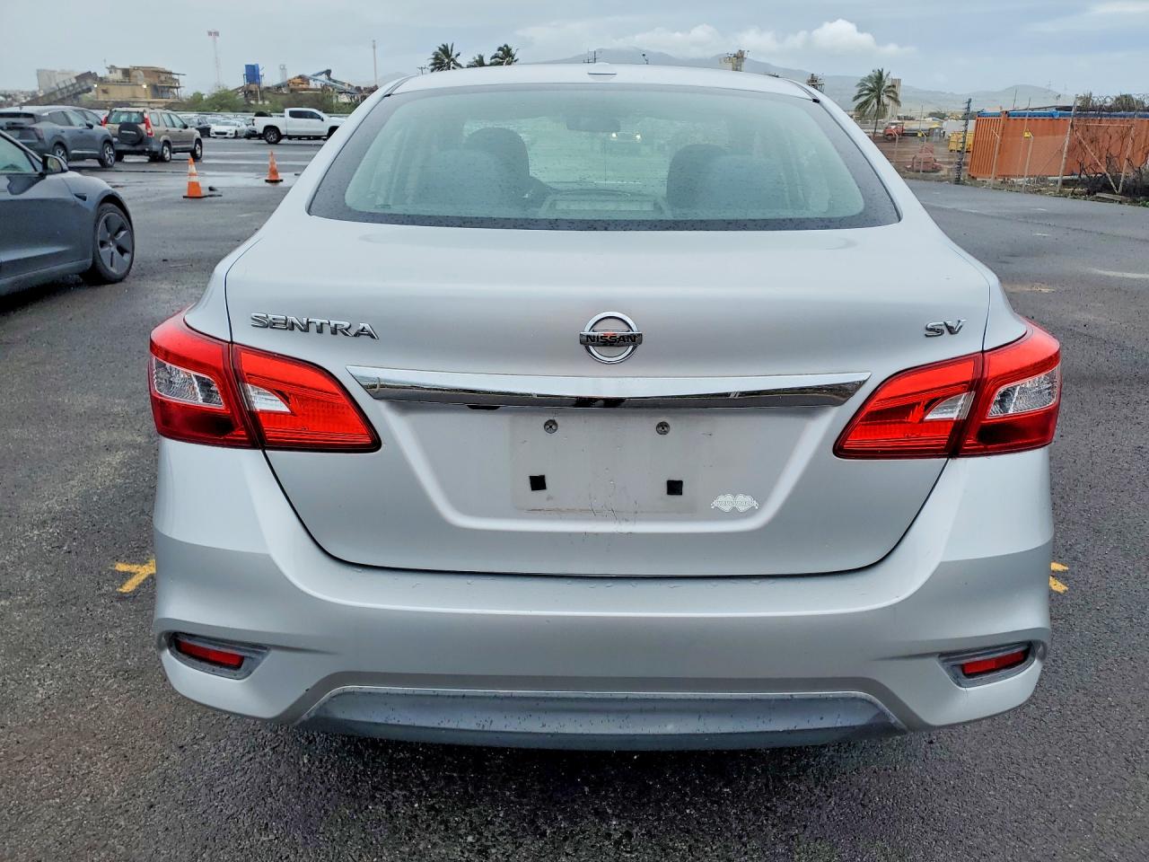 2019 Nissan Sentra Sv Серебряный vin: 3N1AB7AP6KL618676