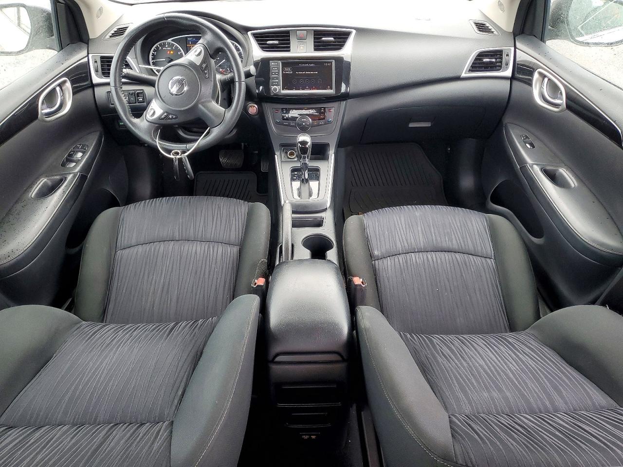 2019 Nissan Sentra Sv Серебряный vin: 3N1AB7AP6KL618676